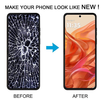 For Motorola Razr 2024 Original LCD Screen Digitizer Full Assembly with Frame (Orange) - LCD Screen by buy2fix | Online Shopping UK | buy2fix