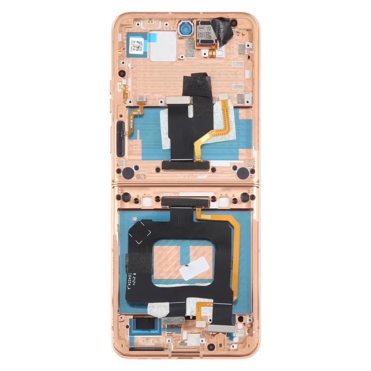 For Motorola Razr+ 2024 Original LCD Screen Digitizer Full Assembly with Frame (Gold) - LCD Screen by buy2fix | Online Shopping UK | buy2fix
