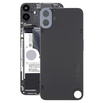 For Nothing CMF Phone 1 Original Back Cover with Camera Lens Cover(Black) - For Nothing by buy2fix | Online Shopping UK | buy2fix