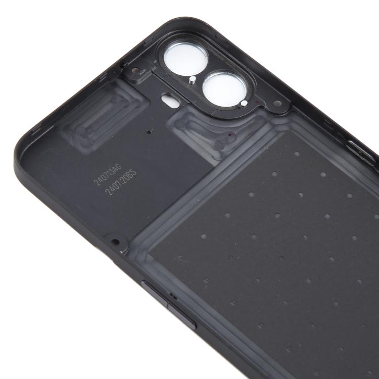 For Nothing CMF Phone 1 Original Back Cover with Camera Lens Cover(Black) - For Nothing by buy2fix | Online Shopping UK | buy2fix