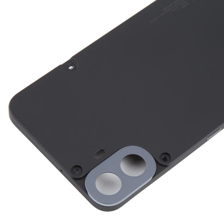 For Nothing CMF Phone 1 Original Back Cover with Camera Lens Cover(Black) - For Nothing by buy2fix | Online Shopping UK | buy2fix