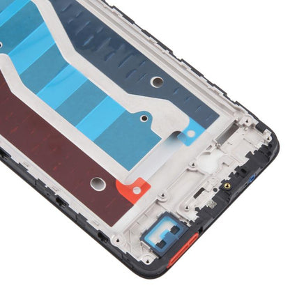For ZTE Blade V70 Max Front Housing LCD Frame Bezel Plate (Black) - For ZTE by buy2fix | Online Shopping UK | buy2fix