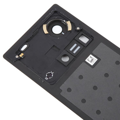 For ZTE nubia Z70 Ultra NX733J NX736J Glass Battery Back Cover with Camera Lens Cover(Gold) - For ZTE by buy2fix | Online Shopping UK | buy2fix