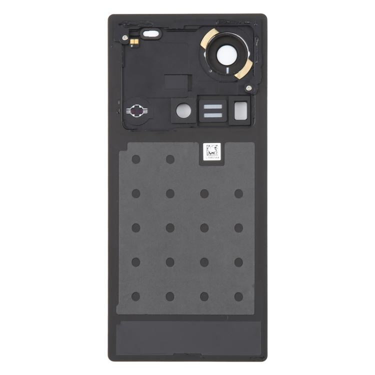 For ZTE nubia Z70 Ultra NX733J NX736J Glass Battery Back Cover with Camera Lens Cover(Blue) - For ZTE by buy2fix | Online Shopping UK | buy2fix