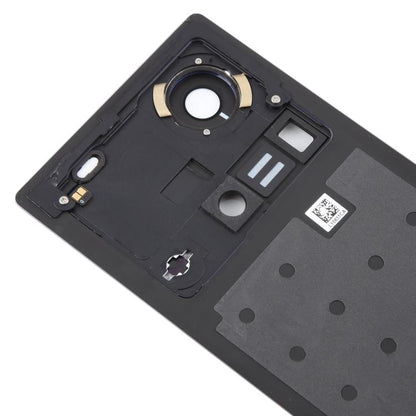 For ZTE nubia Z70 Ultra NX733J NX736J Glass Battery Back Cover with Camera Lens Cover(Blue) - For ZTE by buy2fix | Online Shopping UK | buy2fix