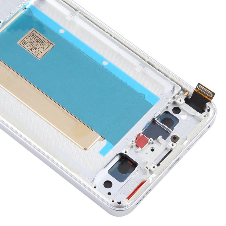 For Xiaomi Poco F6 Pro AMOLED Original LCD Screen Digitizer Full Assembly with Frame (White) - LCD Screen by buy2fix | Online Shopping UK | buy2fix