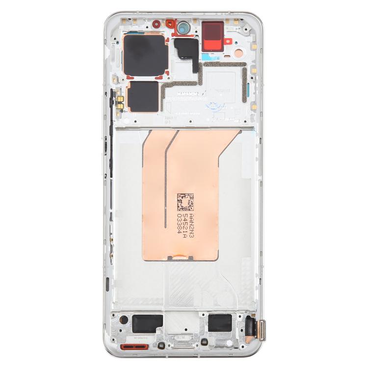 For Xiaomi 14 Pro AMOLED Original LCD Screen Digitizer Full Assembly with Frame (Silver) - LCD Screen by buy2fix | Online Shopping UK | buy2fix