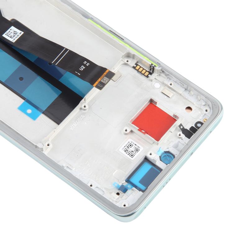 For Xiaomi Poco X7 5G AMOLED Original LCD Screen Digitizer Full Assembly with Frame (Green) - LCD Screen by buy2fix | Online Shopping UK | buy2fix