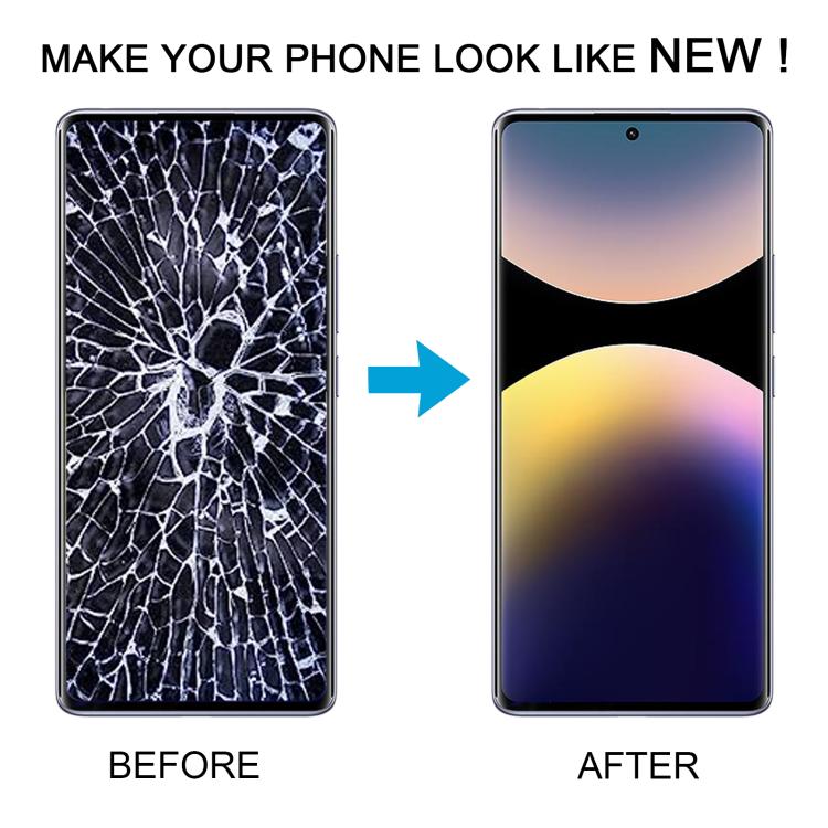 For Xiaomi Redmi Note 14 Pro 4G AMOLED Original LCD Screen Digitizer Full Assembly with Frame (Blue) - LCD Screen by buy2fix | Online Shopping UK | buy2fix