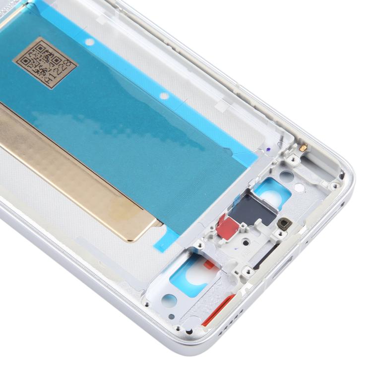 For Xiaomi Poco F6 Pro Original Middle Frame Bezel Plate (White) - Frame Bezel Plate by buy2fix | Online Shopping UK | buy2fix