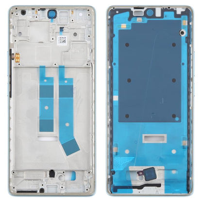 For Xiaomi Redmi Note 14 Pro 4G Original Middle Frame Bezel Plate (Blue) - Frame Bezel Plate by buy2fix | Online Shopping UK | buy2fix