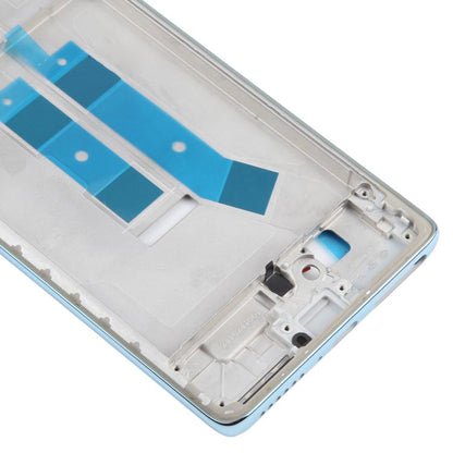 For Xiaomi Redmi Note 14 Pro 4G Original Middle Frame Bezel Plate (Blue) - Frame Bezel Plate by buy2fix | Online Shopping UK | buy2fix