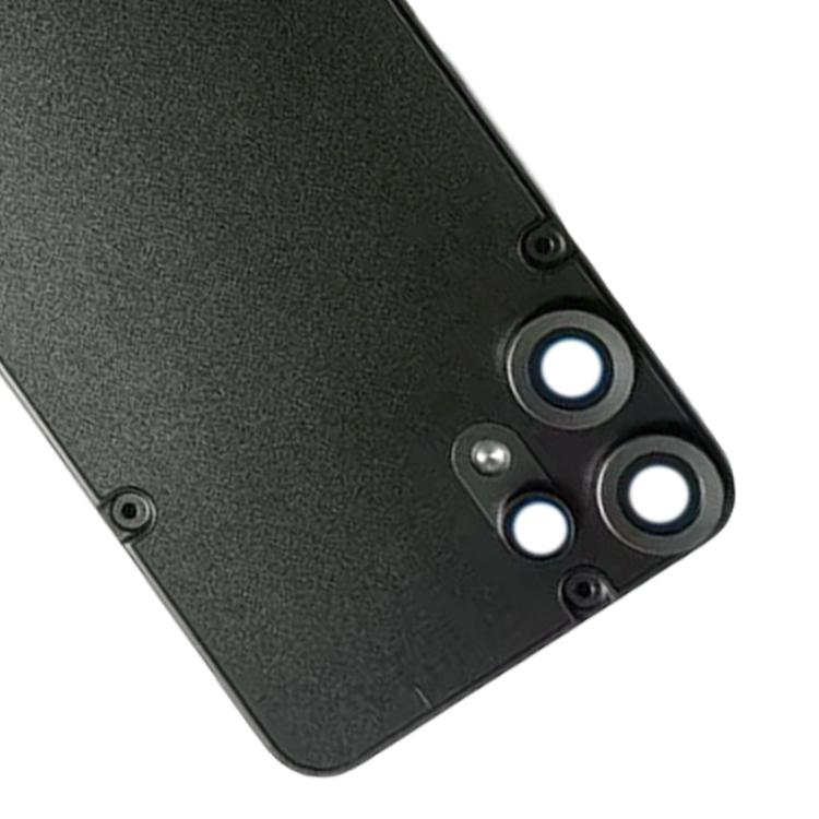 For Nothing CMF Phone 2 Pro Plastic Battery Back Cover(Black) - For Nothing by buy2fix | Online Shopping UK | buy2fix