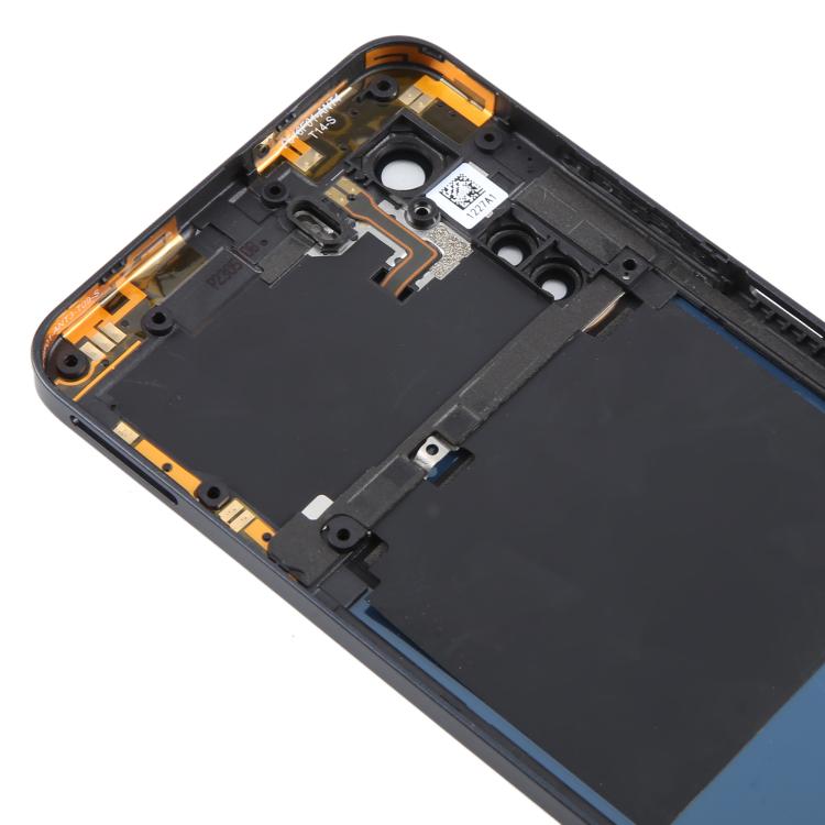 For ZTE nubia Neo 5G 8150N Plastic Battery Back Cover with Middle Frame / Camera Lens Cover(Yellow) - For ZTE by buy2fix | Online Shopping UK | buy2fix