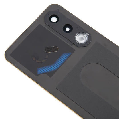For ZTE nubia Neo 3 GT Glass Battery Back Cover with Camera Lens Cover(Yellow) - For ZTE by buy2fix | Online Shopping UK | buy2fix