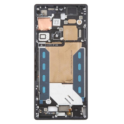 For ZTE nubia RedMagic 10 Pro+ Middle Frame Bezel Plate with In-Display Fingerprint Sensor Flex Cable (Black) - For ZTE by buy2fix | Online Shopping UK | buy2fix