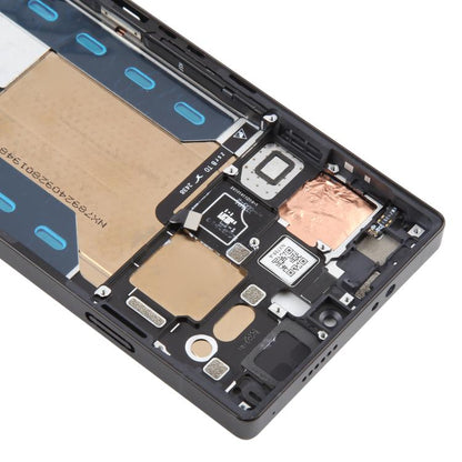 For ZTE nubia RedMagic 10S Pro+ Middle Frame Bezel Plate with In-Display Fingerprint Sensor Flex Cable (Black) - For ZTE by buy2fix | Online Shopping UK | buy2fix