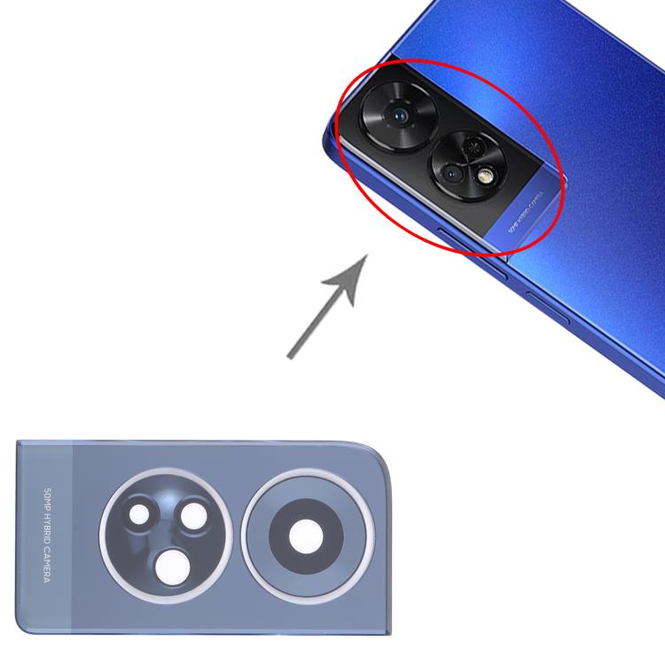 For TCL 50 XE OEM Back Camera Lens (Blue) - For ZTE by buy2fix | Online Shopping UK | buy2fix