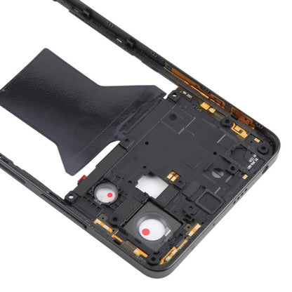 For Xiaomi Redmi Note 12 Pro 5G Original Middle Frame Bezel Plate (Black) - Frame Bezel Plate by buy2fix | Online Shopping UK | buy2fix