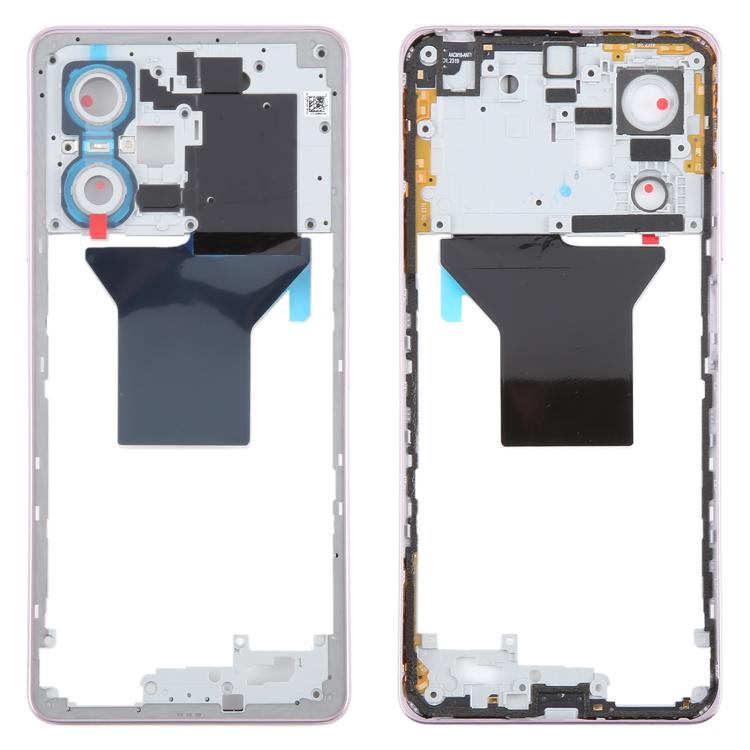 For Xiaomi Redmi Note 12 Pro 5G Original Middle Frame Bezel Plate (Pink) - Frame Bezel Plate by buy2fix | Online Shopping UK | buy2fix