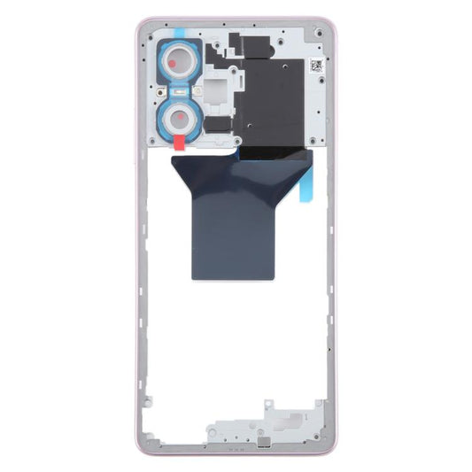 For Xiaomi Redmi Note 12 Pro 5G Original Middle Frame Bezel Plate (Pink) - Frame Bezel Plate by buy2fix | Online Shopping UK | buy2fix