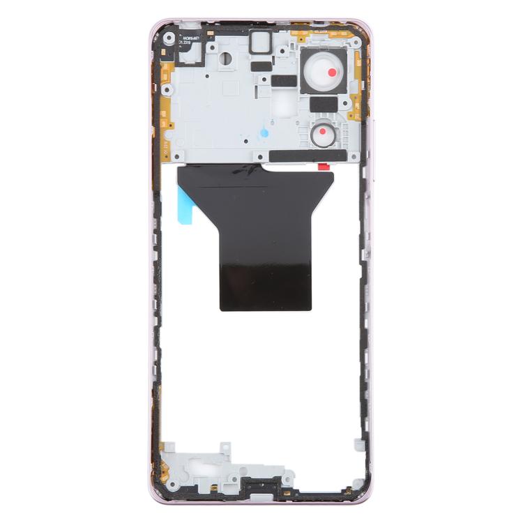For Xiaomi Redmi Note 12 Pro 5G Original Middle Frame Bezel Plate (Pink) - Frame Bezel Plate by buy2fix | Online Shopping UK | buy2fix