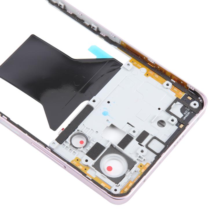 For Xiaomi Redmi Note 12 Pro 5G Original Middle Frame Bezel Plate (Pink) - Frame Bezel Plate by buy2fix | Online Shopping UK | buy2fix