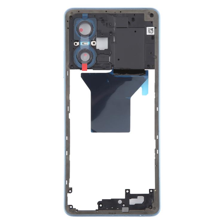 For Xiaomi Redmi Note 12 Pro 5G Original Middle Frame Bezel Plate (Blue) - Frame Bezel Plate by buy2fix | Online Shopping UK | buy2fix