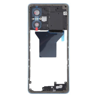 For Xiaomi Redmi Note 12 Pro 5G Original Middle Frame Bezel Plate (Blue) - Frame Bezel Plate by buy2fix | Online Shopping UK | buy2fix