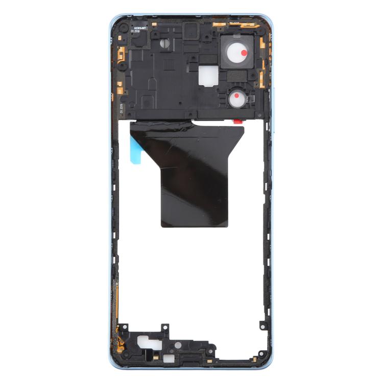 For Xiaomi Redmi Note 12 Pro 5G Original Middle Frame Bezel Plate (Blue) - Frame Bezel Plate by buy2fix | Online Shopping UK | buy2fix