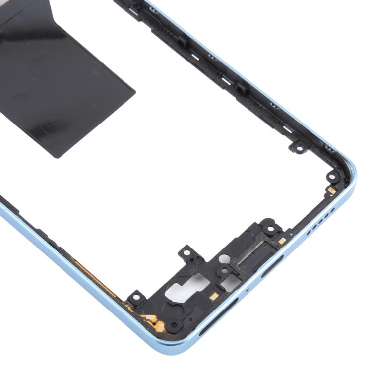 For Xiaomi Redmi Note 12 Pro 5G Original Middle Frame Bezel Plate (Blue) - Frame Bezel Plate by buy2fix | Online Shopping UK | buy2fix