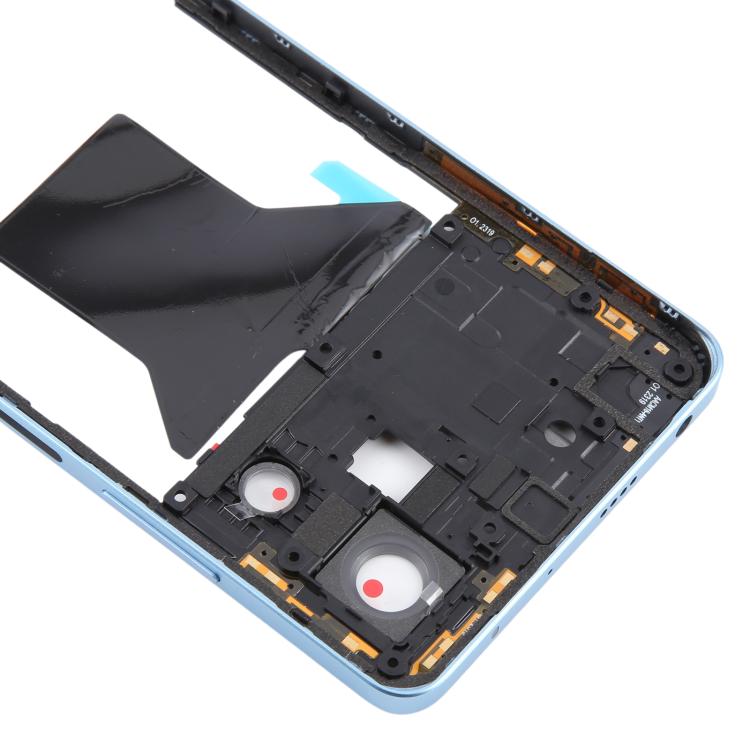 For Xiaomi Redmi Note 12 Pro 5G Original Middle Frame Bezel Plate (Blue) - Frame Bezel Plate by buy2fix | Online Shopping UK | buy2fix