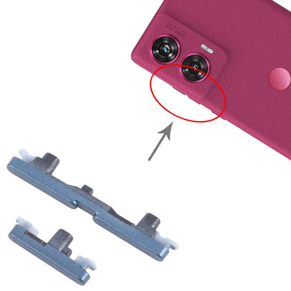 For Motorola Edge 50 Fusion OEM Power Button and Volume Control Button (Blue) - Others by buy2fix | Online Shopping UK | buy2fix