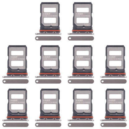 For Xiaomi 14T Pro 5G 10pcs Original SIM Card Tray + SIM Card Tray (Gold) - Card Tray by buy2fix | Online Shopping UK | buy2fix