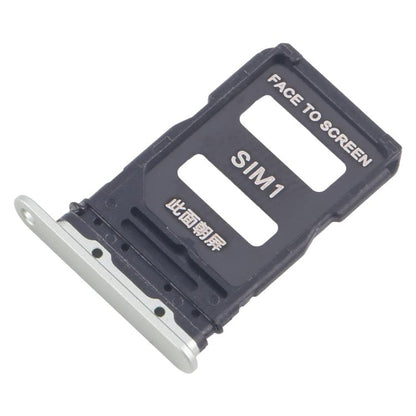 For Xiaomi 15 10pcs Original SIM Card Tray + SIM Card Tray (Green) - Card Tray by buy2fix | Online Shopping UK | buy2fix