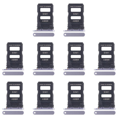 For Xiaomi 15 10pcs Original SIM Card Tray + SIM Card Tray (Blue) - Card Tray by buy2fix | Online Shopping UK | buy2fix
