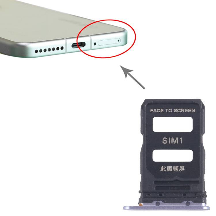 For Xiaomi 15 10pcs Original SIM Card Tray + SIM Card Tray (Blue) - Card Tray by buy2fix | Online Shopping UK | buy2fix