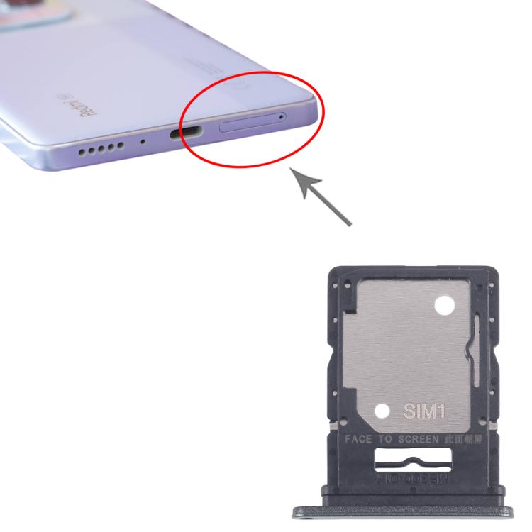 For Xiaomi Redmi Note 14 5G 10pcs Original SIM + SIM / Micro SD Card Tray (Dark Green) - Card Tray by buy2fix | Online Shopping UK | buy2fix