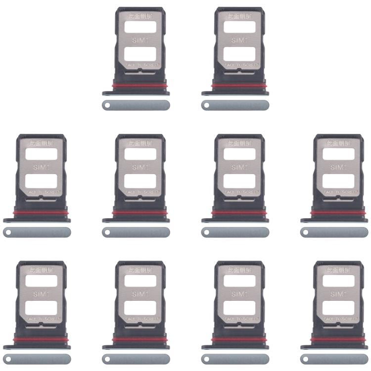 For Xiaomi Poco F7 10pcs Original SIM Card Tray + SIM Card Tray (Green) - Card Tray by buy2fix | Online Shopping UK | buy2fix