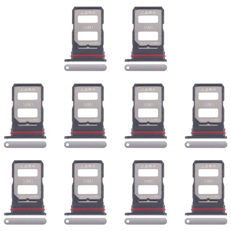 For Xiaomi Poco F7 10pcs Original SIM Card Tray + SIM Card Tray (Gold) - Card Tray by buy2fix | Online Shopping UK | buy2fix
