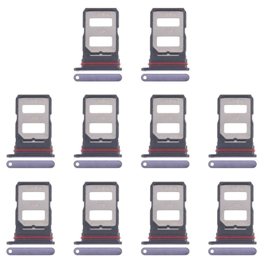For Xiaomi Poco F7 10pcs Original SIM Card Tray + SIM Card Tray (Purple) - Card Tray by buy2fix | Online Shopping UK | buy2fix