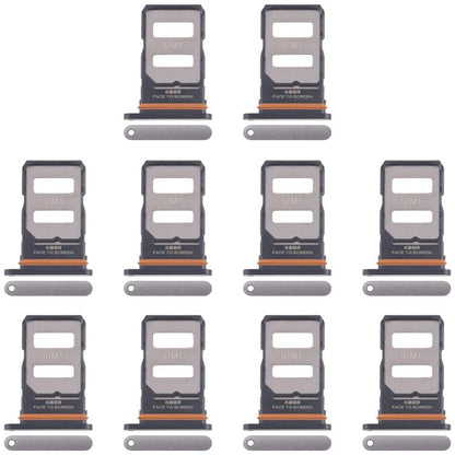 For Xiaomi Redmi Note 14 Pro+ 5G 10pcs Original SIM Card Tray + SIM Card Tray (Gold) - Card Tray by buy2fix | Online Shopping UK | buy2fix