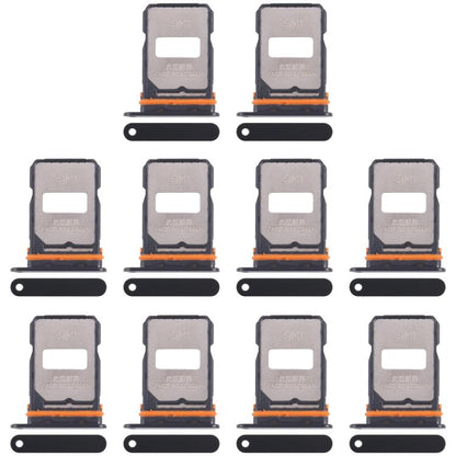 For Xiaomi Redmi Turbo 4 Pro 10pcs Original SIM Card Tray + SIM Card Tray (Black) - Card Tray by buy2fix | Online Shopping UK | buy2fix