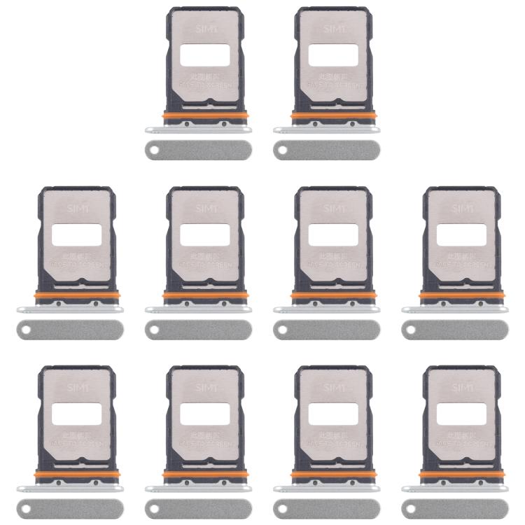 For Xiaomi Redmi Turbo 4 Pro 10pcs Original SIM Card Tray + SIM Card Tray (Green) - Card Tray by buy2fix | Online Shopping UK | buy2fix