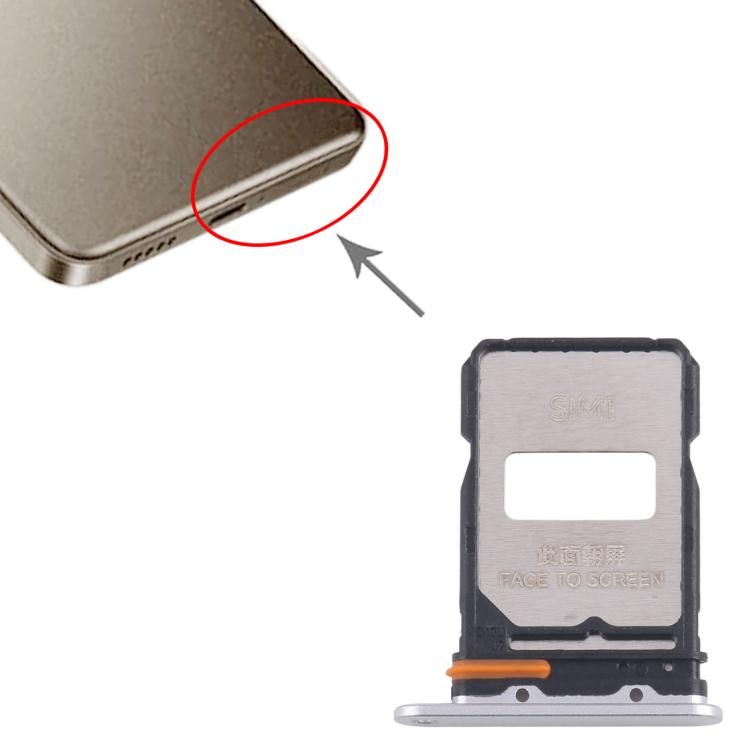 For Xiaomi Redmi Turbo 4 Pro 10pcs Original SIM Card Tray + SIM Card Tray (Silver) - Card Tray by buy2fix | Online Shopping UK | buy2fix