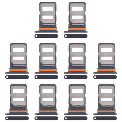 For Xiaomi Redmi Turbo 4 10pcs Original SIM Card Tray + SIM Card Tray (Black) - Card Tray by buy2fix | Online Shopping UK | buy2fix