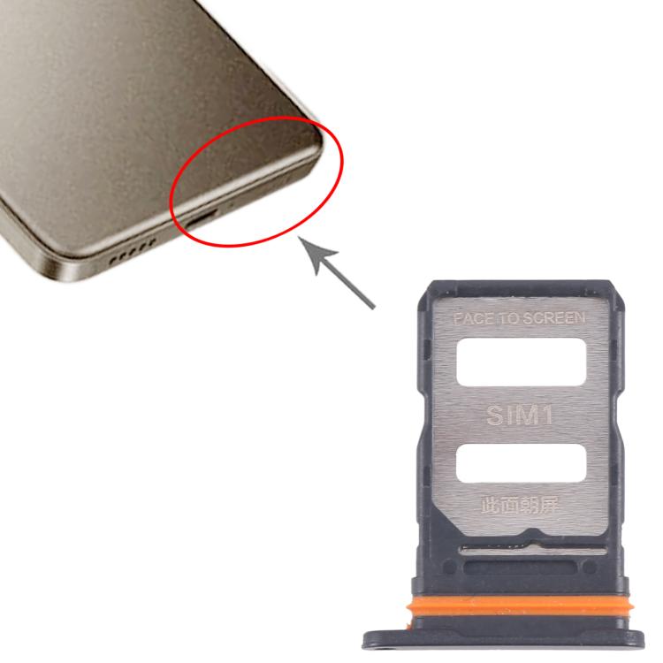 For Xiaomi Redmi Turbo 4 10pcs Original SIM Card Tray + SIM Card Tray (Black) - Card Tray by buy2fix | Online Shopping UK | buy2fix