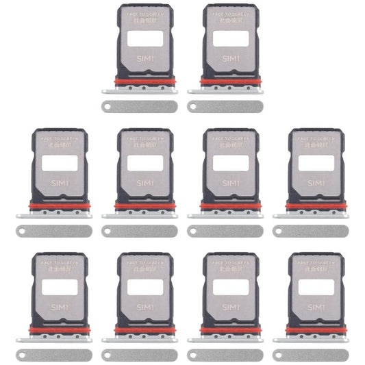 For Xiaomi Redmi K80 10pcs Original SIM Card Tray + SIM Card Tray (Green) - Card Tray by buy2fix | Online Shopping UK | buy2fix