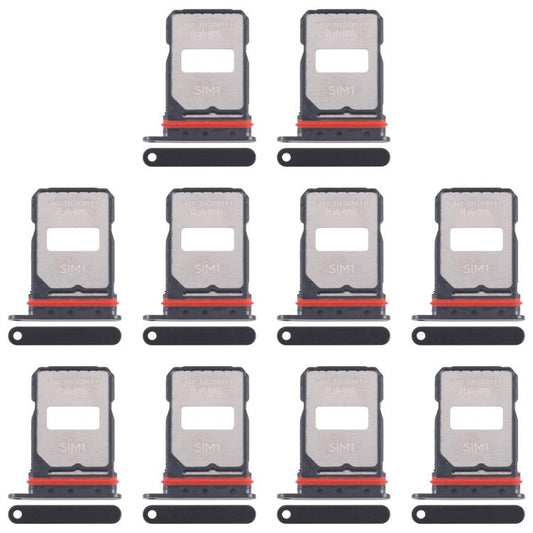 For Xiaomi Poco F7 Ultra 10pcs Original SIM Card Tray + SIM Card Tray (Frosted Black) - Card Tray by buy2fix | Online Shopping UK | buy2fix