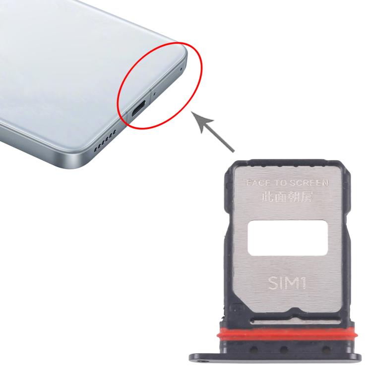 For Xiaomi Poco F7 Ultra 10pcs Original SIM Card Tray + SIM Card Tray (Frosted Black) - Card Tray by buy2fix | Online Shopping UK | buy2fix